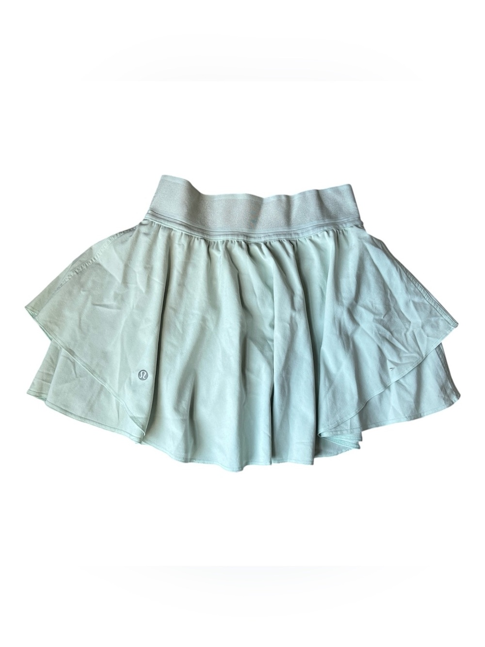 Lululemon Court Rival High-Rise Skirt Tennis Golf Mint Green Womens Sz 0 GUC HTF